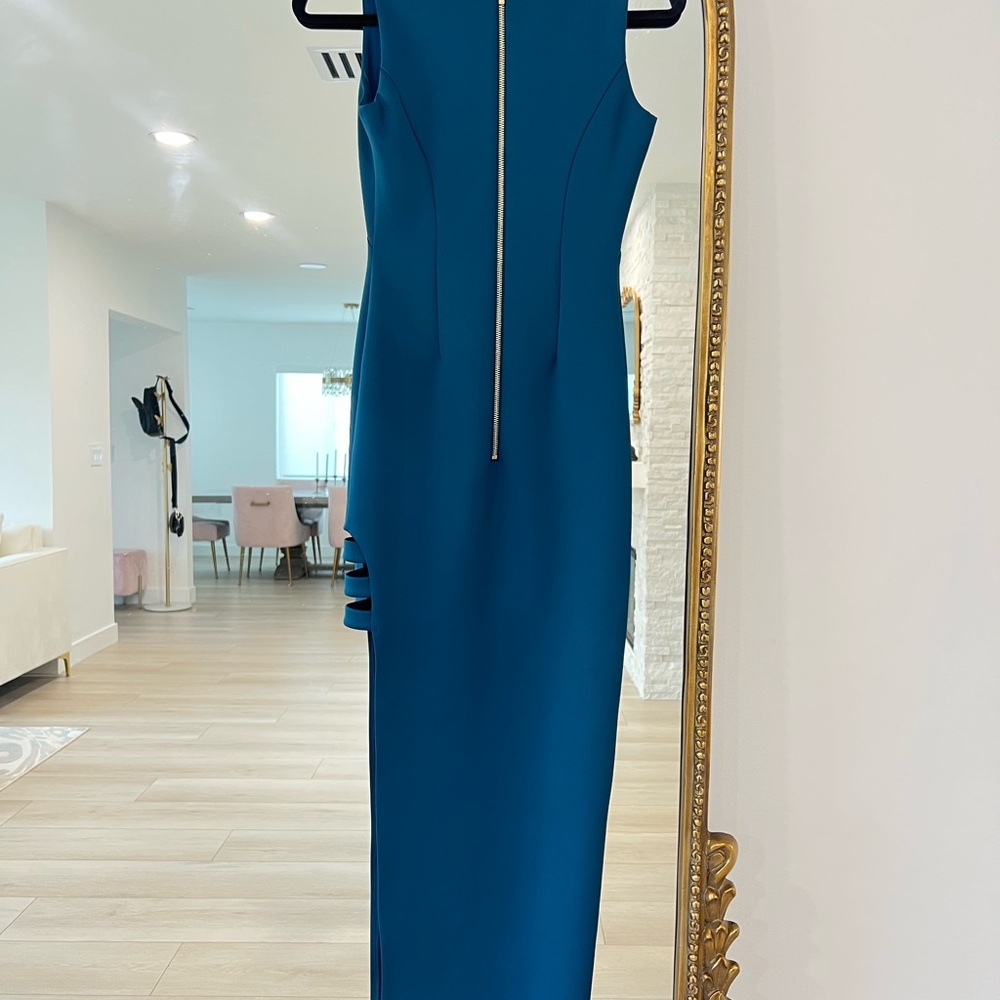 Marciano Elegant Blue Teal Sleeveless Dress - NEW - Picture 2 of 6